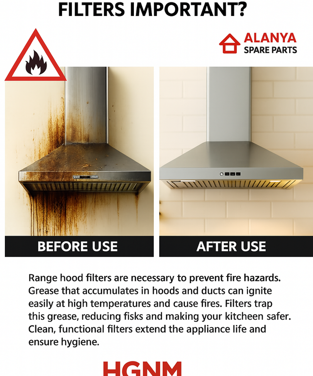 275×335 mm Aspiratör Davlumbaz Yağ Filtresi Silverline, ICF, Termikel B12 Vestel model AD-6011 S