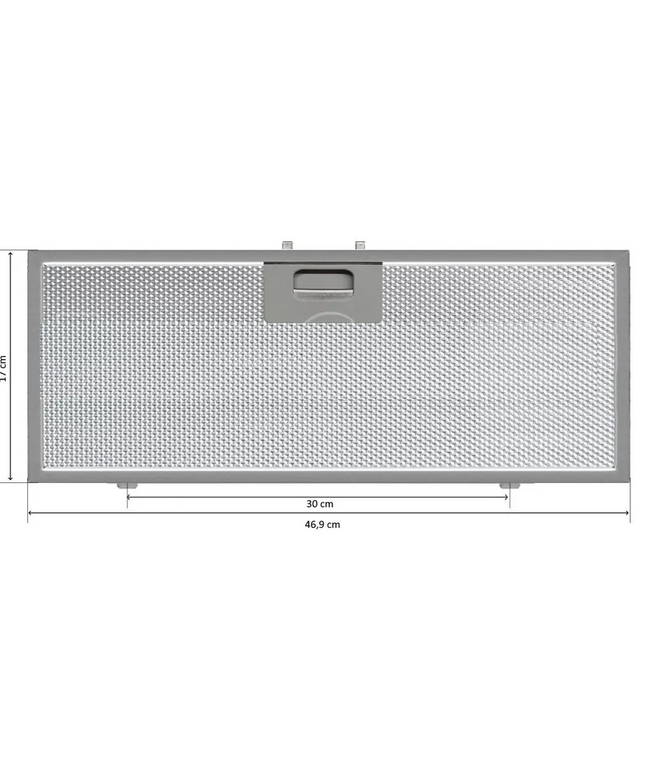 Electrolux 4055380804 Davlumbaz Yağ Filtresi 470x169 mm Metal Aspiratör Filtresi Uyumlu 50268017006
