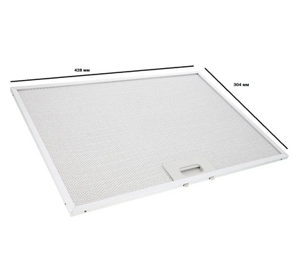 Electrolux EFV716K Davlumbaz Tel Filtresi 428x304 mm / 430x305 mm Uyumlu Yedek Parça 80877780