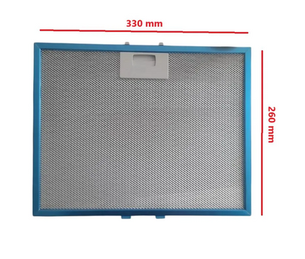 Elica FA0287 Metal Yağ Filtresi GFA JA CH GARDA 60 Uyumlu 260x331,5 mm – 330x260