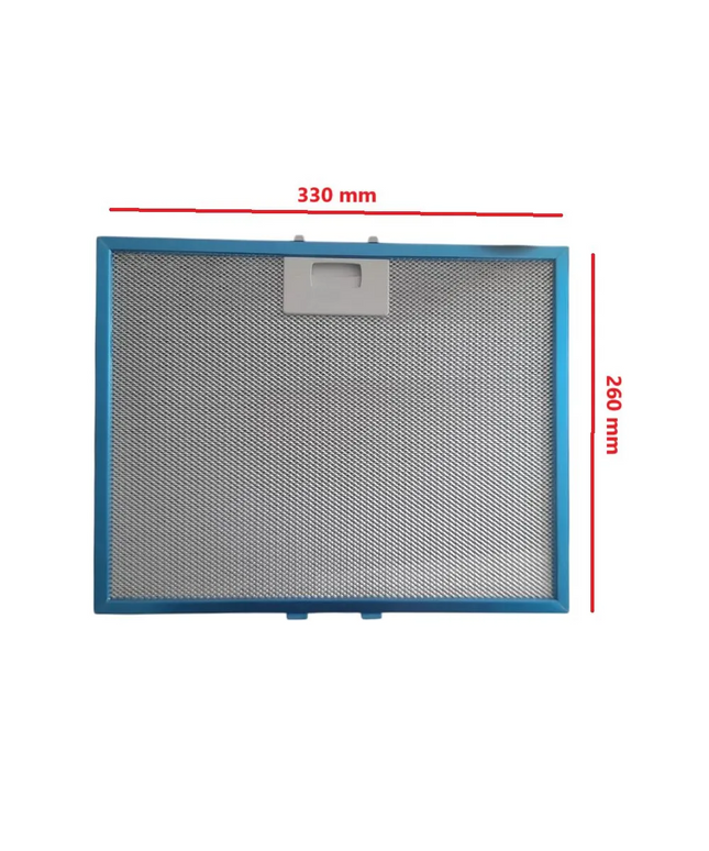 Elica FA0287 Metal Yağ Filtresi GFA JA CH GARDA 60 Uyumlu 260x331,5 mm – 330x260