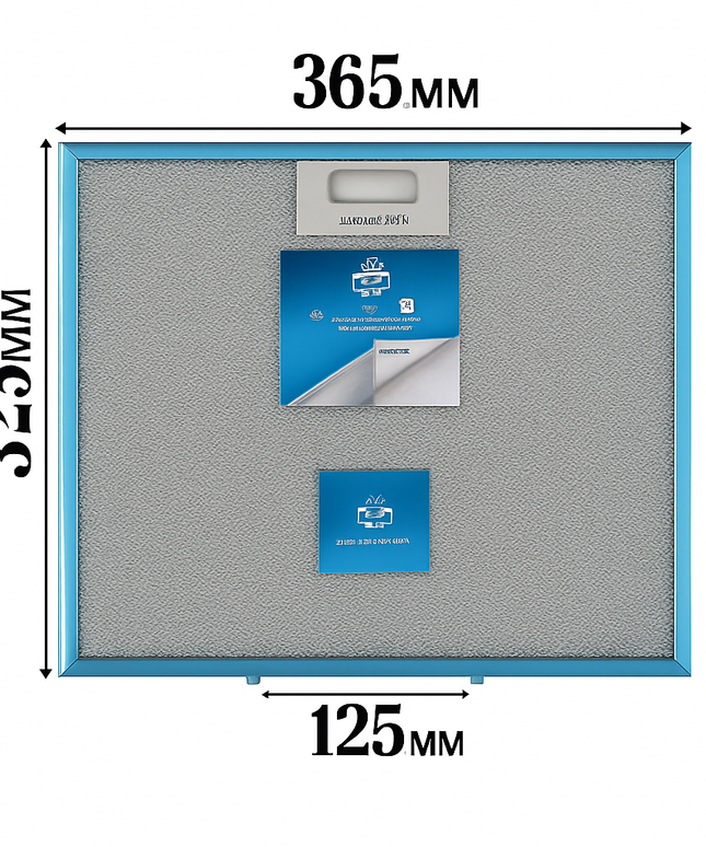 Ferre Uyumlu Davlumbaz Yağ Filtresi 365x325mm Orta Ara 125mm