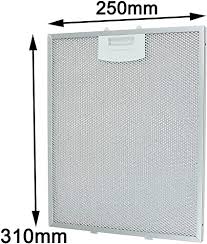 Filtro para grasa metálico compatible con Neff D76E21N0/01, D76E21N0GB/01, D76E34N0/01, D76M23N0/01, D76M24N0GB/01, D76M35N0/01