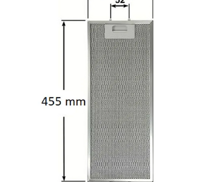 GRI0025433A Жировой фильтр для вытяжки Elica 455x185 мм