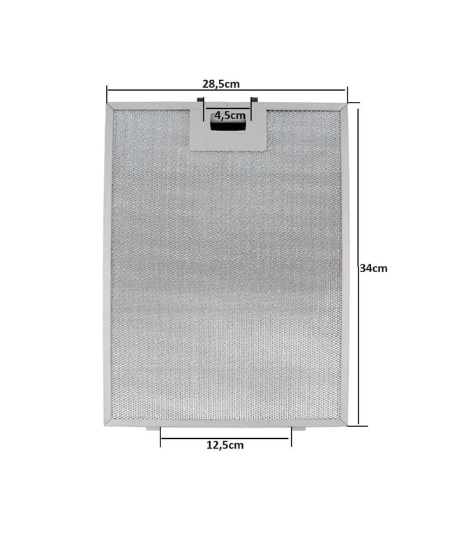 HGNM E Trading 285x340 Davlumbaz Filtresi – Tırnak Aralığı 4.5-12.5 cm

