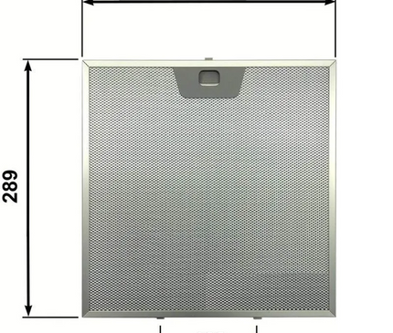 HGNM Faber Davlumbaz Metal Yağ Filtresi 1330063586 282x289 mm P8