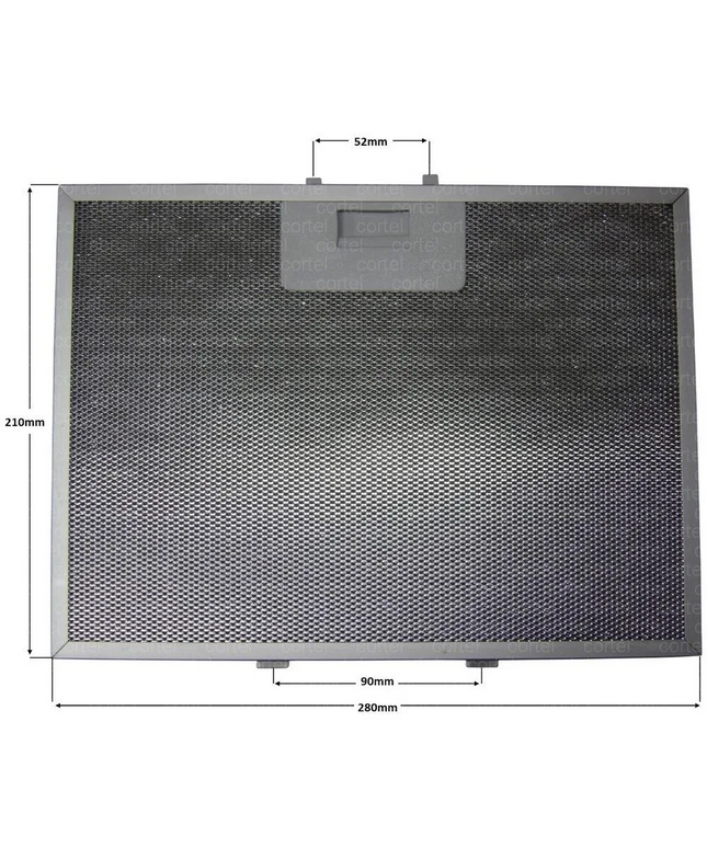 HGNM Store 280x210/283x209 Davlumbaz Filtresi Compatible For 11037799-KG0050743