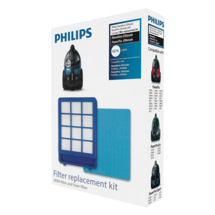 Philips FC99XX XB Serisi Filtre Seti, Marathon Ultimate Uyumlu Ön ve Arka Hepa Filtre, A Kalite

