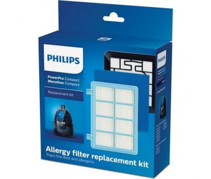 Philips FC 9331 FC 9332 Kutulu Ön ve Arka Filtre Seti | Elektrikli Süpürge Hepa Filtresi ve Yedek Parça