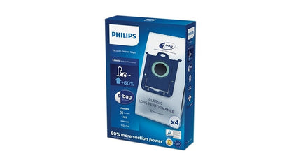 Philips S-Bag FC8021/03 Elektrikli Süpürge Torbası - 4 Adet | Uzun Ömürlü ve Hijyenik Kullanım