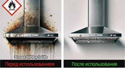 00422872 Фильтр для вытяжки 283x380 мм Вытяжка масляного фильтра 28,3x38 см YT142.1172.09