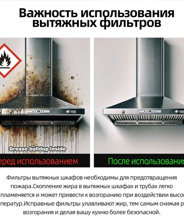81476048 Фильтр для вытяжки 320x235 мм Вытяжка Масляный фильтр 32,0x23,5 см TEKA DB-6