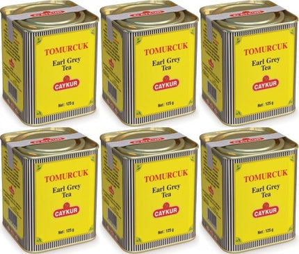 Caykur Tomurcuk Earl Grey - Premium 125g Bergamot Scented English Black Tea, Handpicked for Superior Flavor and Refreshing Arom