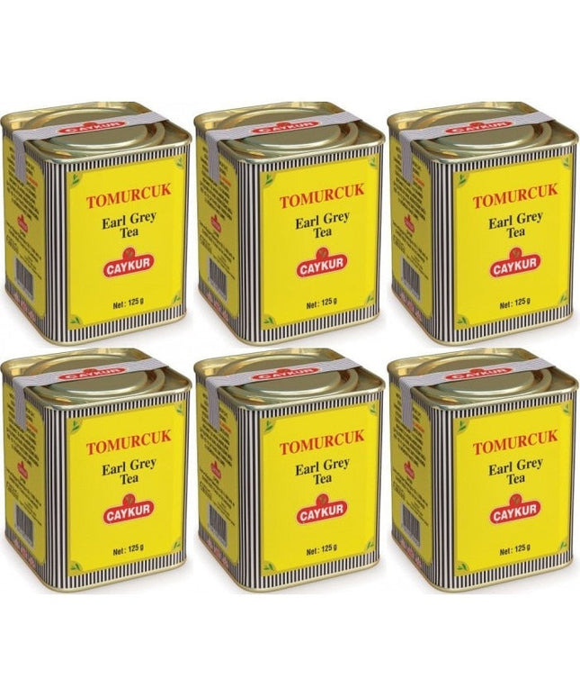 Caykur Tomurcuk Earl Grey - Premium 125g Bergamot Scented English Black Tea, Handpicked for Superior Flavor and Refreshing Arom