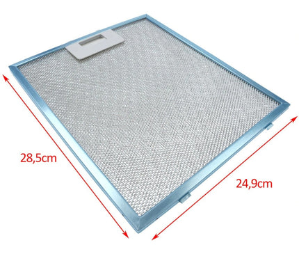 285x 249 mm 24.9 x 28.5 Range Hood Oil Filter Aspirator Cooker Grease Filter Kitchen Extractor Ventilation Aluminium 249x285
