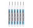 6pcs white