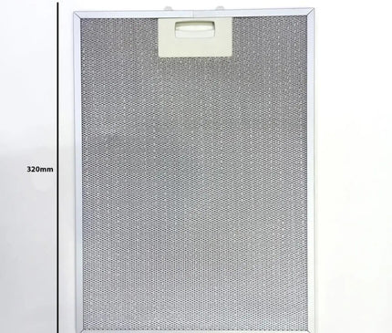 240x320 Cooker Hood Filter  - Rear Distance 7.5cm, 2 clips - 24x32 - 32x24 Range Hood Oil Filter Extractor Kitchen