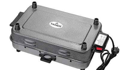 Электрический гриль-коптильня с 4 шампурами, стандартный размер 31x21 см, для использования в помещении, для копчения рыбы, мяса и курицы. Лучший электрический гриль-коптильня для использования в помещении.