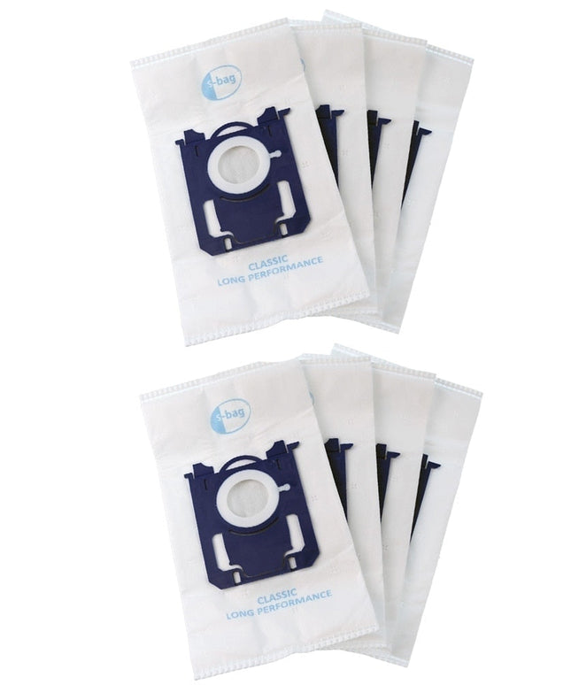 13$ - Premium 5-Layer Vacuum Cleaner Dust Bags for Philips S-Bag, AEG, Tornado, Volta & Electrolux - Pack of 8