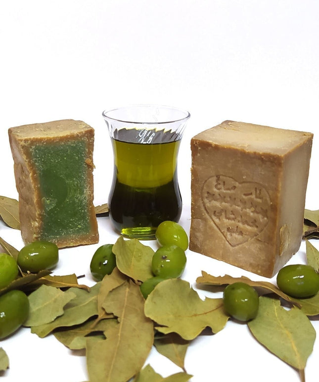 Handmade Aleppo Soap: 100% Natural Olive Oil & Daphne Blend for Body, Hair, and Skin - Anti-Acne and Skin Treatment | Organic, Syrian & Turkish Tradition