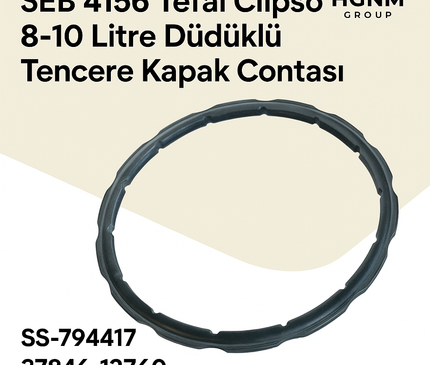 SEB 4156 Tefal Clipso 8-10 Litre Düdüklü Tencere Kapak Contası (SS-794417 / 37846-12760)