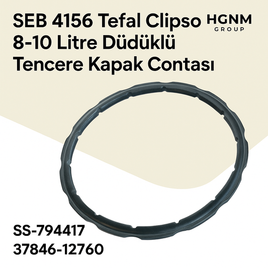SEB 4156 Tefal Clipso 8-10 Litre Düdüklü Tencere Kapak Contası (SS-794417 / 37846-12760)