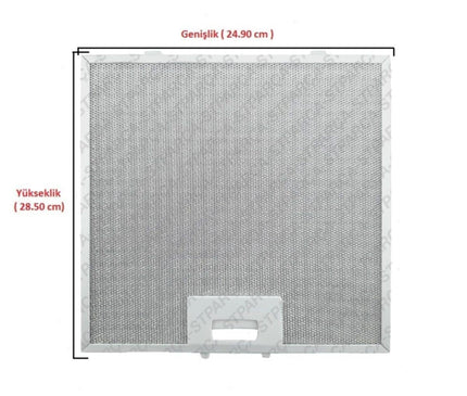 285x 249 mm 24.9 x 28.5 Range Hood Oil Filter Aspirator Cooker Grease Filter Kitchen Extractor Ventilation Aluminium 249x285