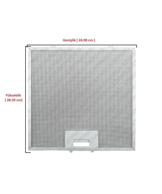 285x 249 mm 24.9 x 28.5 Range Hood Oil Filter Aspirator Cooker Grease Filter Kitchen Extractor Ventilation Aluminium 249x285