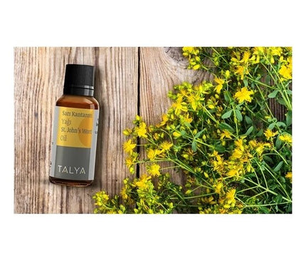 Talya Yellow Kantaron Oil 20ml - 100% Natural Vegetable Oil for Skin & Aromatherapy