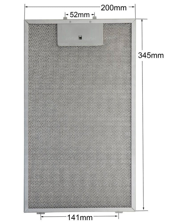 Siemens LC65KA270T Davlumbaz Filtresi 20X34,5 Aspiratör Filtre Siemens LC65KAJ60T Arçelik P 12 Yes