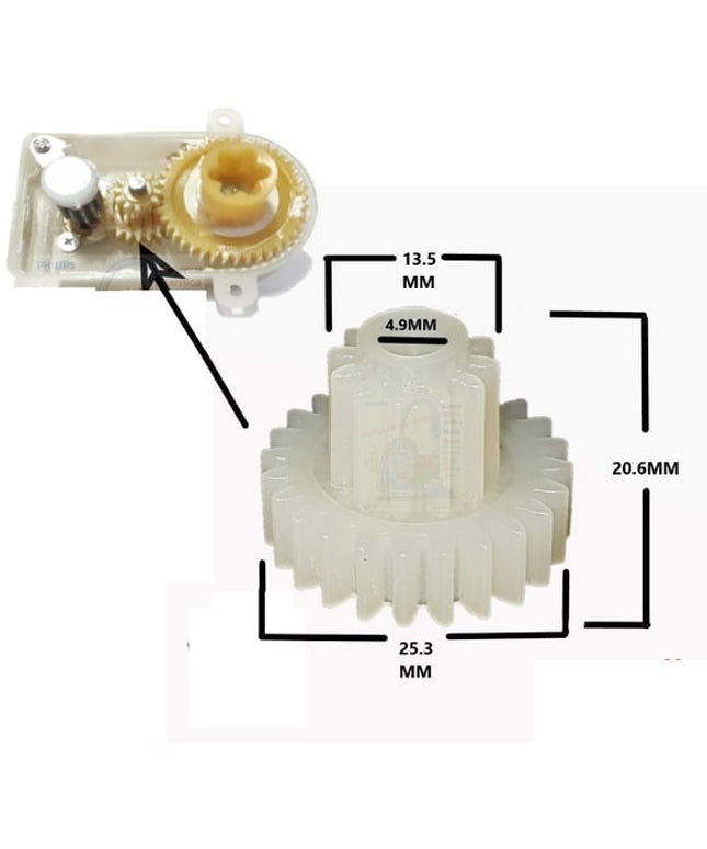Tefal, Homend, Arçelik, Arzum Blender Hazne Kapağı Aktarma Dişlisi - Uyumlu Yedek Parça (12 Diş