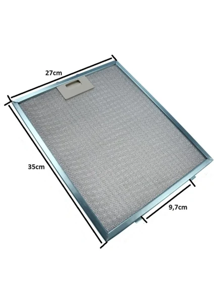 Teka 81460012 Davlumbaz Yağ Filtresi 270x350mm Alüminyum Uyumlu 81460012 Teka DF 60