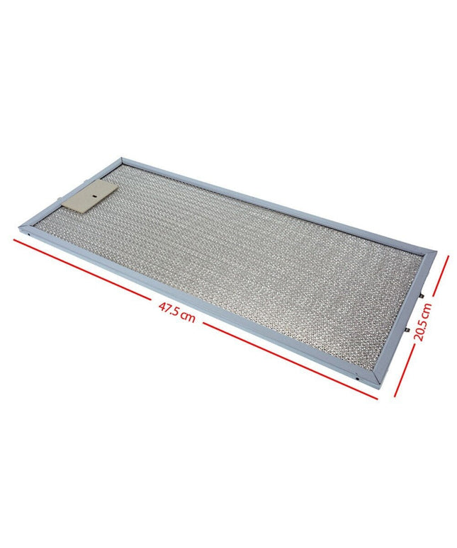 6$ | Universal Aluminium Range Hood Filter 205x475mm - Durable, Washable, & Economical Solution for a Grease-Free Kitchen