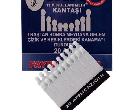 SARF IHA Disposable Bloodstone - Instant Bleed-Stop Solution for Cuts & Nicks - Pack of 24