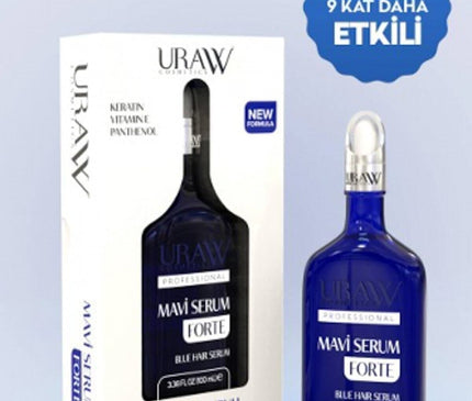 Uraw Blue Serum Forte - Herbal Hair Growth & Repair Formula