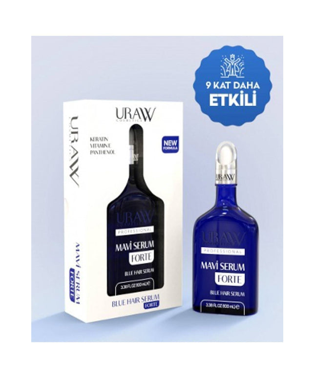 Uraw Blue Serum Forte - Herbal Hair Growth & Repair Formula