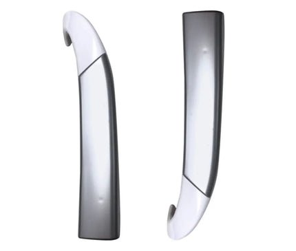 1587421950105 Refrigerator Accessory Spare Part Arçelik Beko Upper and Lower Door Handle Set Color Gray - White
