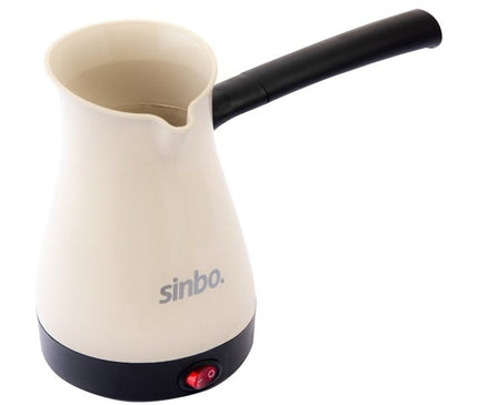 Turkish Coffee Machine Electric Sinbo Coffee Espresso Cappuccino Easy Portable Fast Wired 1000W 0.4L 5 Cups Capacity