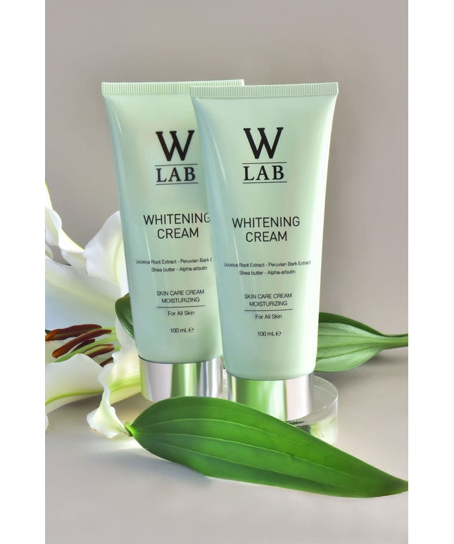 W-LAB Whitening Cream 100ml - All-Natural Skin Moisturizer for Even-Toned Radiance