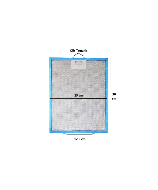 012646 Range Hood Filter 300x250 mm Cooker Hood Grease Filter Kitchen Extractor Aluminium Aspirator 30 cm x 25 cm