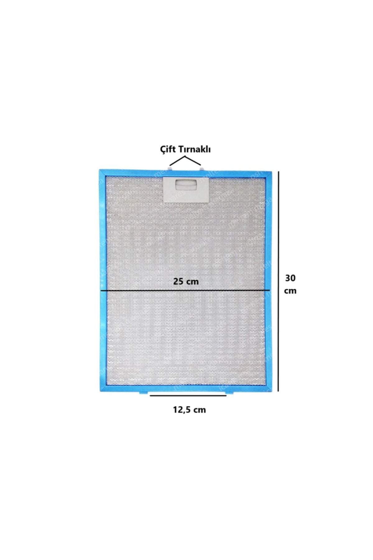 012646 Davlumbaz Filtresi 300×250 mm Davlumbaz Yağ Filtresi Mutfak Aspiratörü Alüminyum Aspiratör 30 cm x 25 cm