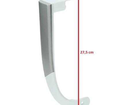 1587421950105 Refrigerator Accessory Spare Part Arçelik Beko Upper and Lower Door Handle Set Color Gray - White
