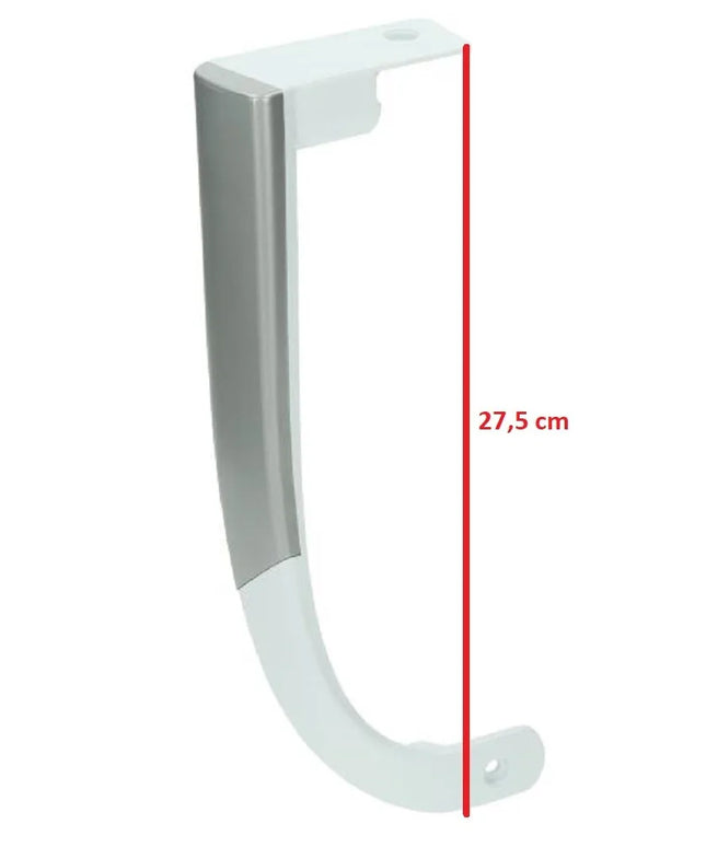 1587421950105 Refrigerator Accessory Spare Part Arçelik Beko Upper and Lower Door Handle Set Color Gray - White