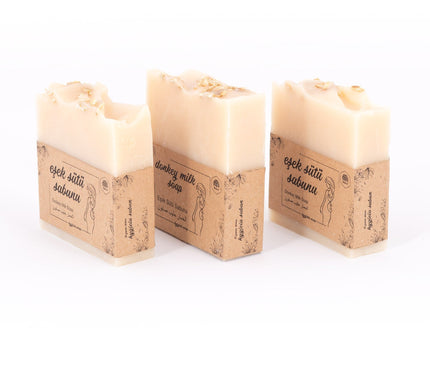 Organic Handmade Donkey Milk Soap  Hydrating & Anti-Aging with Natural Ingredients for Glowing Skin
