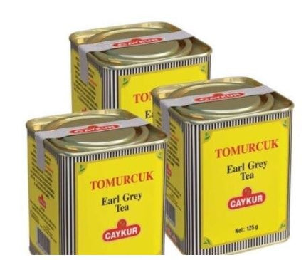Caykur Tomurcuk Earl Grey - Premium 125g Bergamot Scented English Black Tea, Handpicked for Superior Flavor and Refreshing Arom