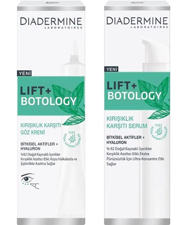 Diadermine Lift+ Botology Duo - Advanced Anti-Wrinkle Face Serum (40ml) & Eye Cream (15ml) for Ageless Beauty