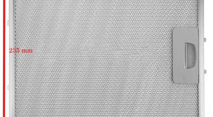 81476048 Фильтр для вытяжки 320x235 мм Вытяжка Масляный фильтр Вытяжка Аспиратор Жироуловитель Кухонная вытяжка 32,0x23,5 см TEKA DB-6