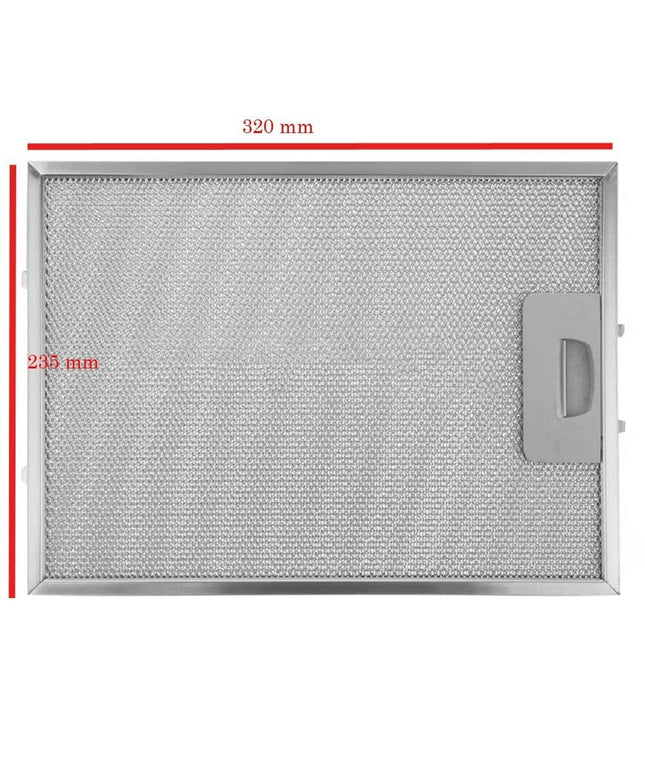 81476048 Filter For Hood 320x235 mm Cooker Hood Oil Filter Extractor Aspirator Grease Filter Kitchen Hood 32.0x23.5 cm TEKA DB-6