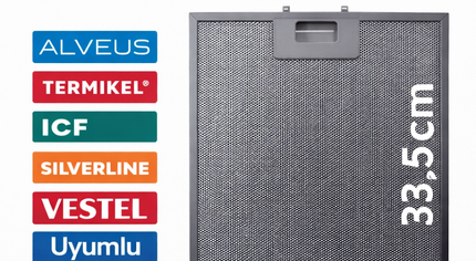 275×335 mm Aspiratör Davlumbaz Yağ Filtresi Silverline, ICF, Termikel B12 Vestel model AD-6011 S