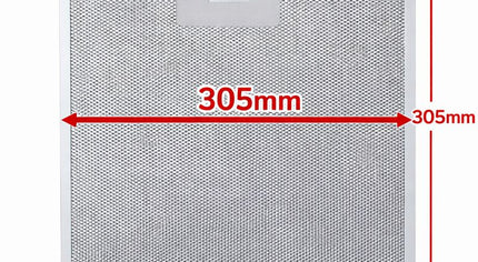 Vestel rustik Ocak Davlumbazı Metal Yağ Filtresi (267 × 305 mm) – Aspiraötr Teli AEG, Ikea, Whirlpool